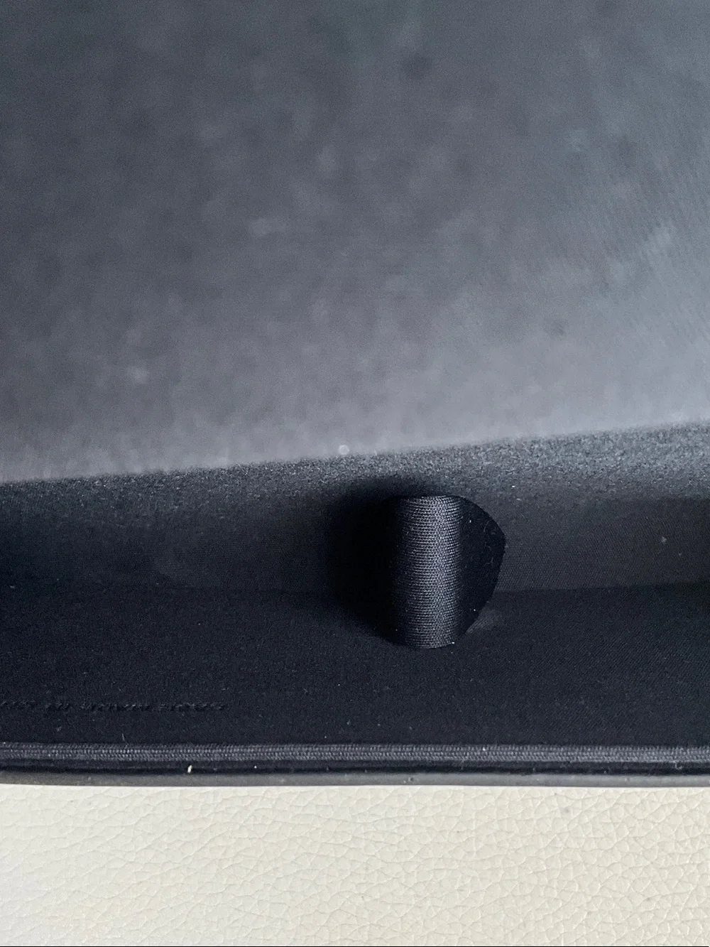 Dior Black Embossed Leather Eyewear Case